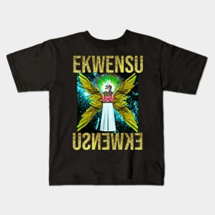 Igbo / African Gods : EKWENSU By SIRIUS UGO ART Kids T-Shirt